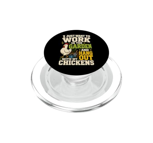 Humour de Jardinage PopGrip pour MagSafe support magnetique poulet