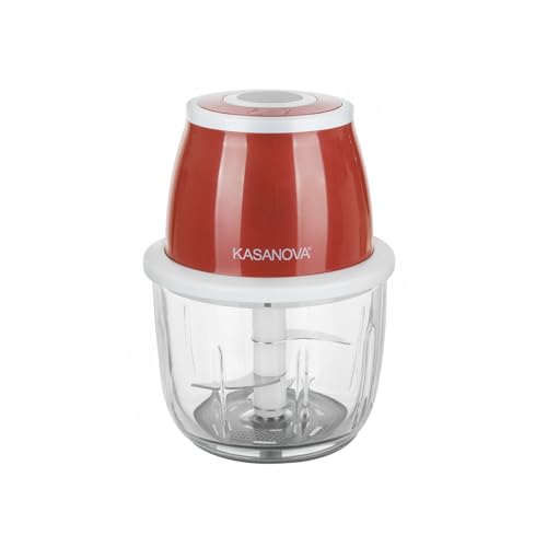 Tritatutto Elettrico Senza Fili 300 Ml 30 W Rosso