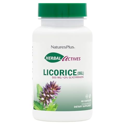 NaturesPlus Herbal Actives Licorice Capsules Cover