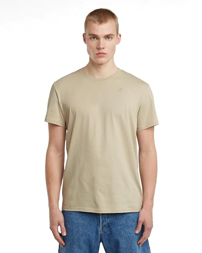 G-STAR Homme T-Shirt Base-S, Beige (DK Brick D16411-336-1214), L