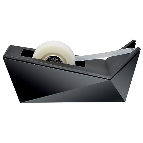 Scotch Desktop Tape Dispenser, Metallic Black, 1 in Core, 1 Dispenser (C17-MB-0)