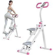 Stair Stepper Machine & Stair Climber for Home, Folding Stair Master for Exercise at Home, Foldable|Handle|Adjustable Pedals|Tablet Stand|350 LBS