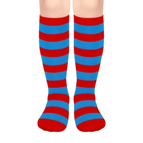 Image of Olreco 1 Pack Toddler Kids Youth Soccer Socks Girls Boys Baseball Socks Youth Knee High Softball Football Accessories Cotton