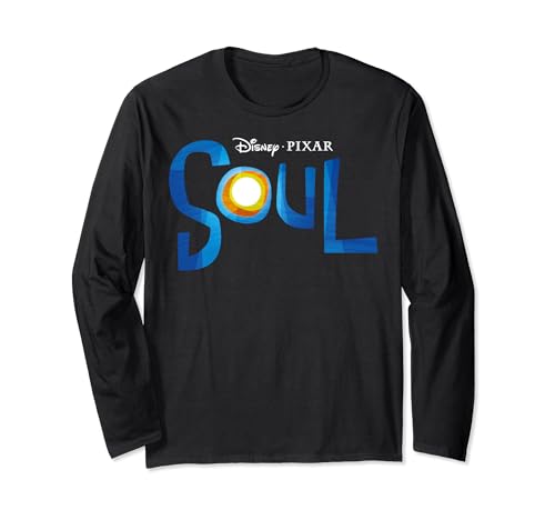T-shirt Disney Pixar Soul vêtement manches longues imprimé graphique noir homme femme