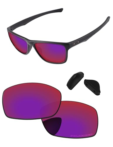 Image of Replacement Lenses & Nose Pieces for Oakley Holston OO9334 Sunglass - Precision Fit, UV Block & Impact Resistant