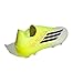 adidas Unisex-Adult F50 League Laceless Firm Ground/Multi Ground, Team Solar Yellow/Black/Lucid Red, 9