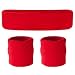 Suddora Red Headband / Wristband Set - Sports Sweatbands for Head and Wrist