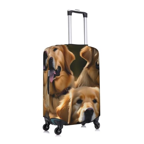 Housse de valise X-Large blanche de qualité supérieure Golden Retriever