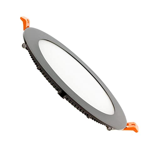 BombillasLED360 - Downlight led redondo negro 18w (Blanco Neutro)