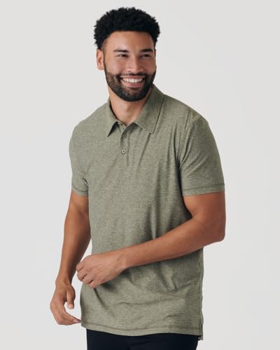 True Classic Active Polo Shirts for Men, Premium Fitted Golf Shirts for Men. Mens Polo Shirts Short Sleeve. - Image 3