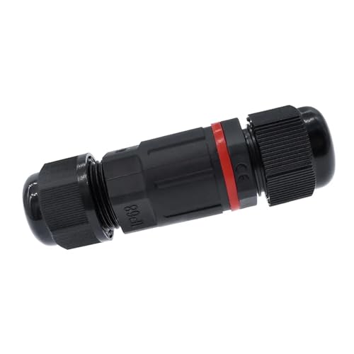 Conector de 3 pines contra averías por humedad 250V con cable prensaestopas