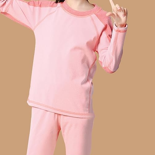 AGUTIUN Thermal Underwear Set for Kids Long Johns Thermal Soft Base Layer Kids Heated Long Top and Bottom for Girls Boys 7 310dKvsHtaL. AC