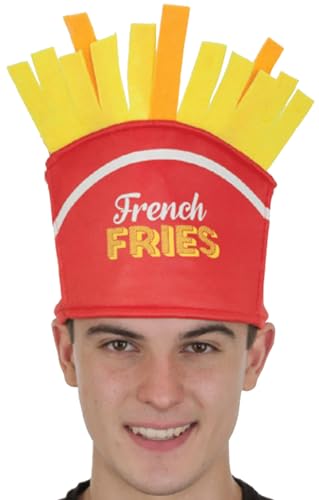 Jacobson Hat Company French Fries Novelty Food Hat, Red