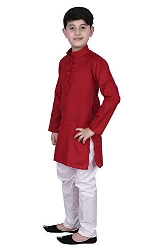 Boy's Cotton Indian Clothing Ethnic Wear Kurta Set|Pack Of 1 (S-122)4