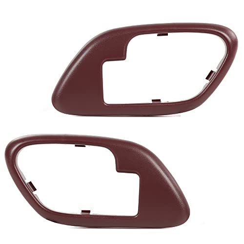 CROSSDESIGN Inside Door Handle Bezels Trim, Pair Red 15708086 15708085