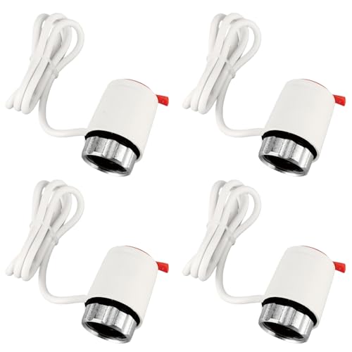 HUAREW Actuador Termoeléctrico, Actuador para Calefacción por Suelo Radiante,230V M30*1.5 Normalmente Cerrado,para casi todos los colectores de circuito de calefacción comunes(4 piezas)