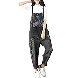 Genérico Vaqueros Mujer Monos Mono Elegante Vaquero para Pantalon Falda Vaquera Larga Jumpsuit Peto Tejano Pichi
