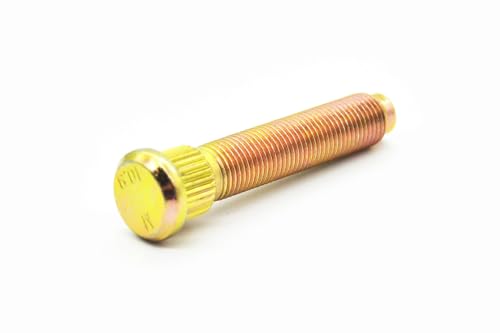 Project Innovation 63mm Total Length Long Extended Wheel Lug Studs Wheel Lug Bolts Compatible with Corolla m12x1.5x63 Year 1980-2021 1 Set 10pcs, Gold
