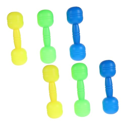 VANZACK 3 Pairs Lightweight Dumbbells Fun Exercise for Boys and Interactive Training Weights for Home Fitness Safe Material for Small Hands