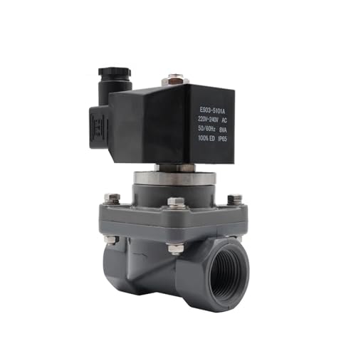 Électrovanne 24v anticorrosion vanne de pression d'air NPT UPVC - 3