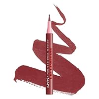 NYX Professional Makeup Lip Lingerie Lipliner Stain, wasserfester & wischfester Lip Liner für präzise Konturen, langanhaltender Nude-Stain mit ultra-feiner Spitze, Farbe: Up All Night