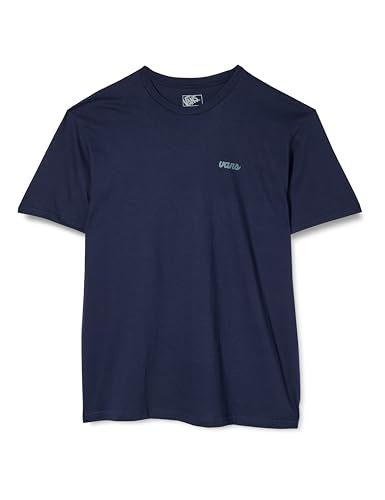 Vans Scripted SS tee Camiseta, Navy and Stormy Weather, L para Hombre