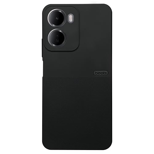 Image of NIUKIN Rugged Soft Back Case for Redmi 15A 5G | Shockproof Scatrchproof Cover | Black (Design 02)