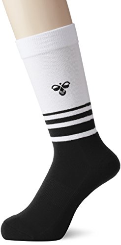 [ヒュンメル] サッカー・フットサル ソックス HAG7043 メンズ ホワイト×ブラック 日本 25-28-(FREE サイズ)
