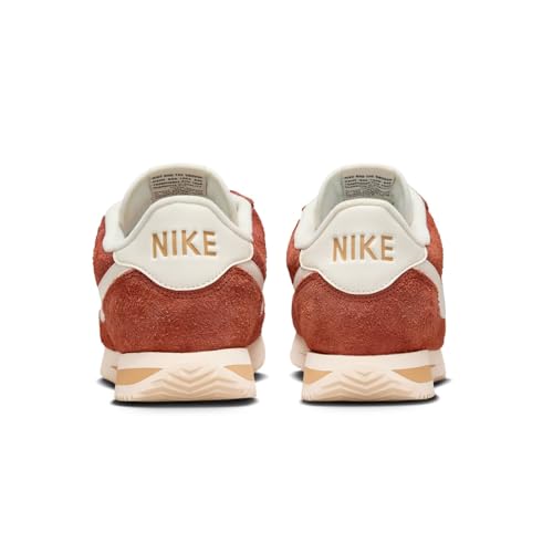 Image of Nike Cortez SE Suede Men's Shoes (HF3142-200, Dark Russet /Flax /Muslin /Sail) Size 12