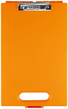Dexas Clipcase Storage Clipboard with Handle, Orange