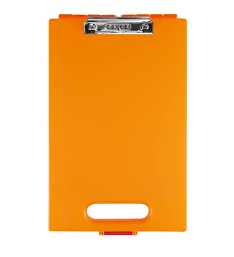 Dexas Clipcase Storage Clipboard With Handle, Orange #TOP27