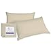 Produktbild Pizuna Luxuriös Kissenbezug 40x80 cm 2er Set Baumwolle Einfach Taupe, 1000 Fadenzahl aus 100% langstapeliger Baumwolle in Satinbindung kopfkissenbezug (Hotel Kissenbezug 2er Set)