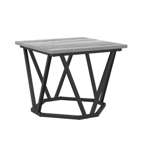 Design moderne et structure acier pour cet ensemble table de salon stable - 7