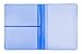 Produktbild AUSWEISMAPPE AUSWEISHÜLLE AUSWEISETUI (Blau - 4 Fächer) Rot Schwarz Weiß Transparent Etui Mappe Hülle Kartenhülle Fahrzeugpapiere Schutzhülle KFZ Schein Fahrzeug Papiere Auto - Made in Germany
