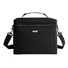 PackIt Freezable Newport Cooler, Collapsible, Reusable, Built with ECOFREEZE Technology, Wide Top Opening, Double Zip Closure, with Adjustable & Removable Shoulder Straps for Easy Carrying