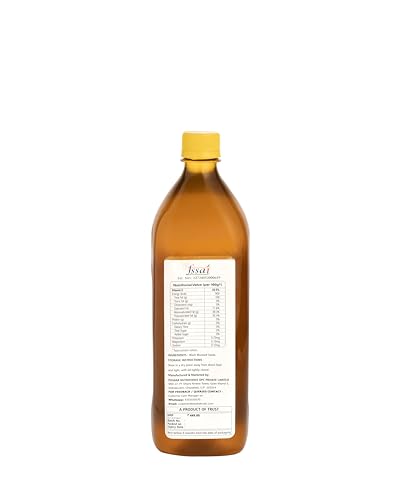 Image of Poshak Cold Pressed Mustard Oil 1L | Wood Pressed | Kachi Ghani /Kolhu /Chekku | Unrefined & Chemical-Free | Pure & Natural Healthy Mustard Cooking Oil | Ideal for All Types of Cooking (Black Mustard)