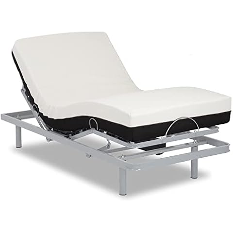 Gerialife® Pack Cama articulada eléctrica con colchón ortopédico viscoelástico Cover