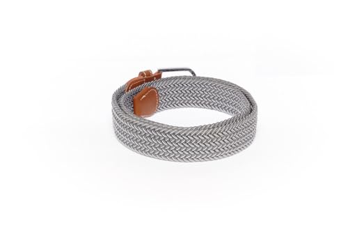 Image of The Tie Hub Unisex Stretchable Woven Fabric Belt | Adjustable, Hole-Free Design | Fits Up to 40 Inches Waist