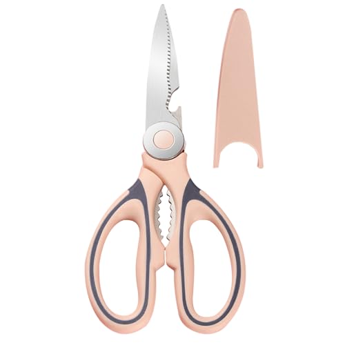 Ciseaux de Cuisine Robustes,Ciseaux de Cuisine Robustes, Ciseaux alimentaires en acier inoxydable, coupe-cuisine, ciseaux de cuisine, Ciseaux à légumes à poignée ergonomique, coupe-aliments, ciseaux d