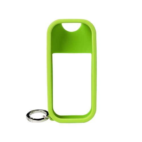 Touchland Body Mist Silicone Case with Keyring, 2 FL OZ - Zesty Green