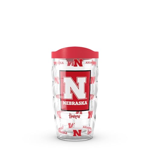 Tervis Nebraska Cornhuskers - Overtime Made in USA Double Walled Insulated Tumbler Travel Cup Keeps Drinks Cold & Hot, 10oz, Classic