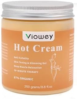 Viowey Crema caliente, crema quemadora de gra...