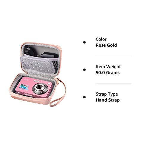 Digital Camera Case Compatible With Yifecial/For Eroolu/For Vahoiald/For Kaisoon/For Kodak Pixpro/For Canon Powershot Elph 180 190/ For Sony Dscw800 Dscw830 Kids Cameras For Travel (Box Only) #TOP7