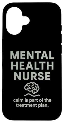 La enfermera de salud mental calma es parte del terapeuta del plan Carcasa para iPhone 16