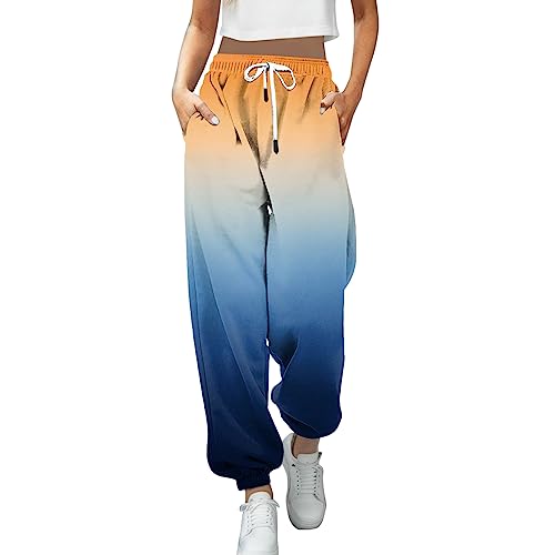 Pantalones de lino para mujer, de cuero, con cordón, para natación, playa, corte ajustado, de algodón, para viajes, yoga, trotar, hacer deporte, brunch, azul, XL