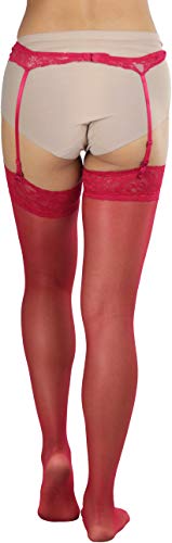 Image of ToBeInStyle Women's Lace Classic Elegant Sheer Garter Belt