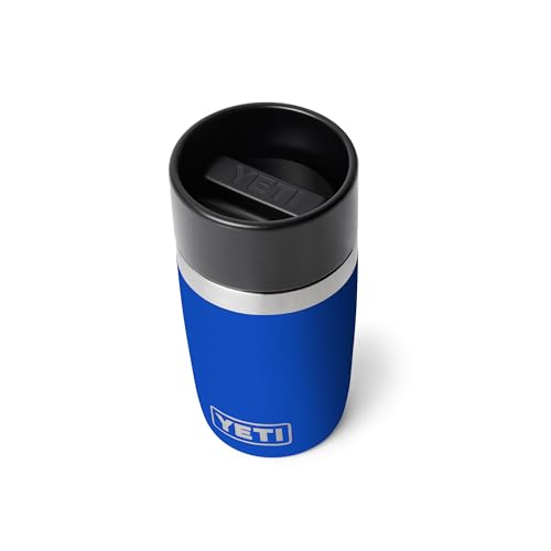 Image of YETI Rambler 8 oz Travel Bottle, Stainless Steel, Vacuum Insulated with Leakproof Commuter Cap, Royal Blue