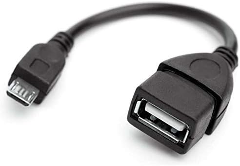 Micro USB to OTG Works with Gionee A1 Direct On-The-Go Connection Kit and Cable Adapter! (Black)