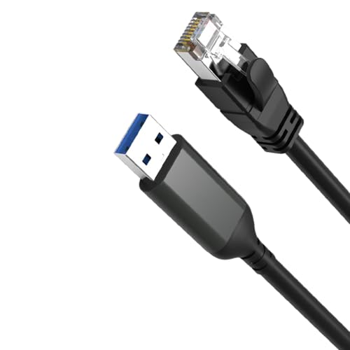 Adaptateur USB vers RJ45 Ethernet Gigabit pour télétravail sans coupure sur PC portable