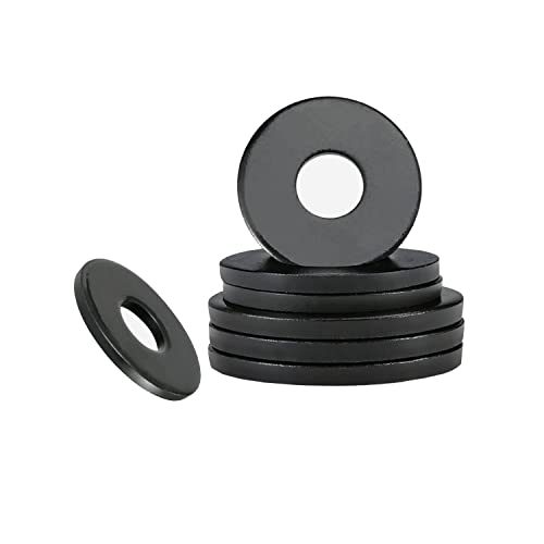 Qrity 20Pcs M2.5 Round Seal Washer Spacer, Carbon Steel Sealing Gasket Washers for Factory Repair M2.5 x 6mm